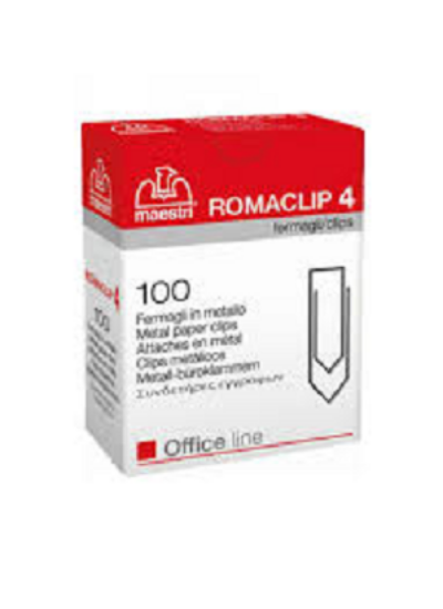 Picture of Romeo Maestri No.4 Metal Paper Clips 100pcs