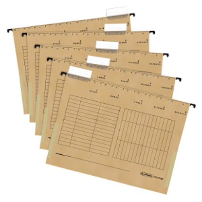 Picture of A4 hanging folders with closed sides