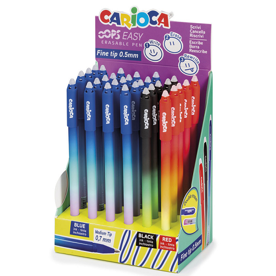 Picture of Pen Carioca Oops Easy with 2 erasers