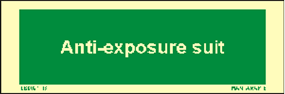 Εικόνα της Text Anti-exposure Suit 5 x 15