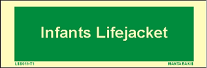 Picture of Text Infants Lifejacket 5 x 15