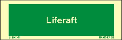 Picture of Text Liferaft 5 x 15