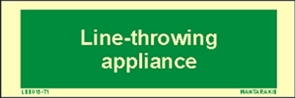 Picture of Text Line-Throwing Appliance 5 x 15