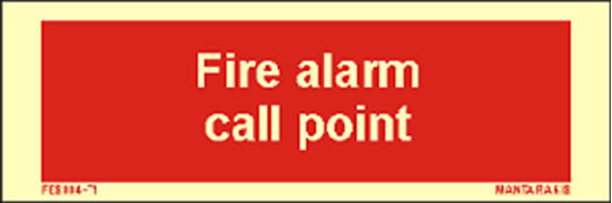 Εικόνα από Text Fire Alarm Call Point 5 x 15