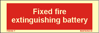 Εικόνα της Text Fixed fire Exting.Battery 5 x 15