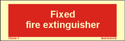 Εικόνα της Text Fixed Fire Extinguisher 5 x 15