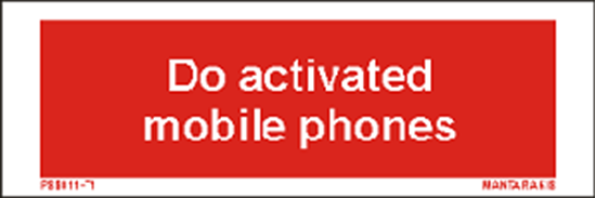 Εικόνα από Text no activated mobile phones 5 x 15