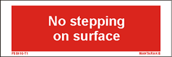 Εικόνα από Text no stepping on surface 5 x 15