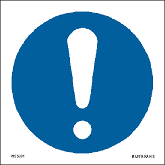 Picture of General mandatory action sign 15 x 15