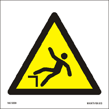 Picture of Warning Drop (fall) 15 x 15