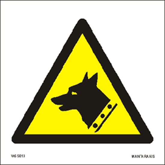 Picture of Warning Guard dog 15 x 15