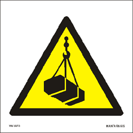 Picture of Warning Overhead load 15 x 15