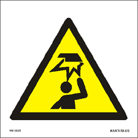 Picture of Warning Overhead obstacle 15 x 15