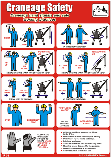 Picture of CRANEAGE SAFETY POSTER 50x30