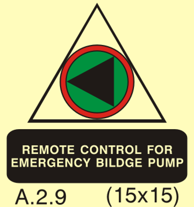 Εικόνα της REMOTE CONTROL FOR EMERGENCY BILDGE PUMP  15x15