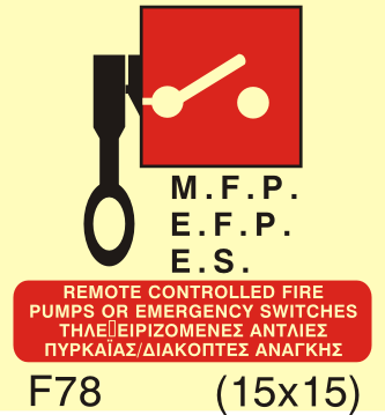 Picture of REMOTE CONTROLLED FIRE PUMPS OR EMERGENCY SWITCHES  15x15