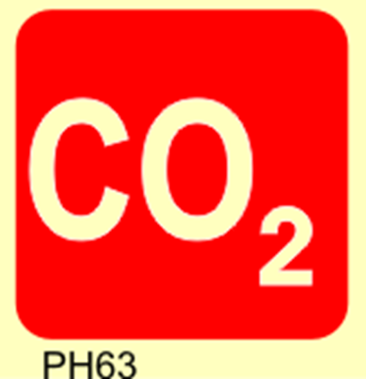 Picture of SAFETY SIGN CO2 15X15