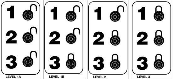 Picture of LOCK LEVEL 8X15