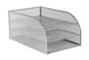 Picture of Document Tray in metallic mesh with 3 shelves OSCO