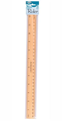 Picture of Wooden Ruler 30 cm.