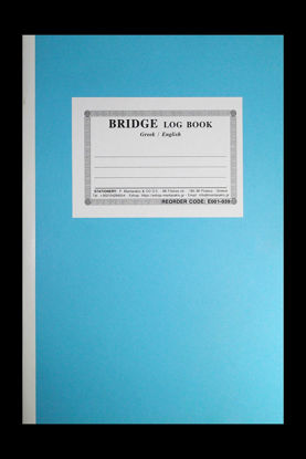 Picture of BRIDGE LOG BOOK GREEK-ENGLISH (with numbered pages)