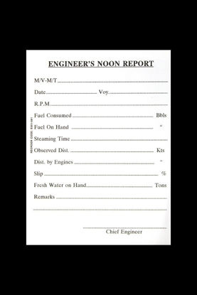 Picture of ENGINE NOON REPORT