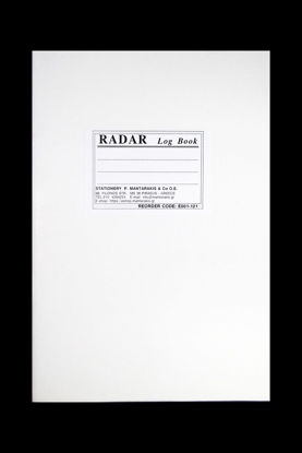 Picture of RADAR LOG BOOK (with numbered pages)