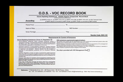 Picture of ODS-VOC RECORD BOOK