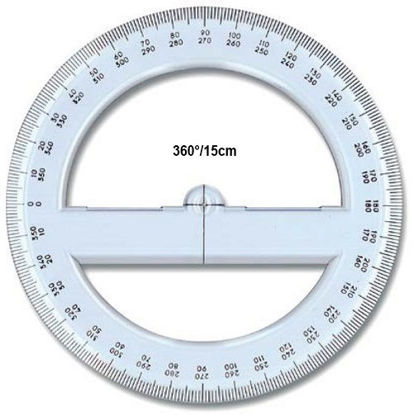 Picture of Protractor 360º ARDA 15cm
