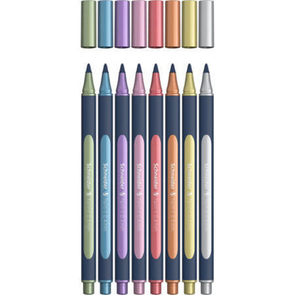 Εικόνα της Μαρκαδόροι Schneider Paint-It Mettalic 050 Rollerball (0.4mm) set 8 χρωμάτων 