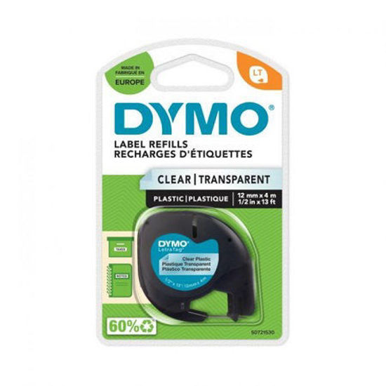 Picture of  Letter Tapes Dymo LTAG TAPES 12mx4M Plastic