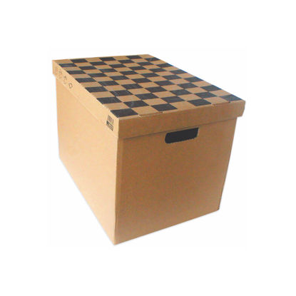 Picture of Salko Paper eco-friendly file box with lid 50x35cm.