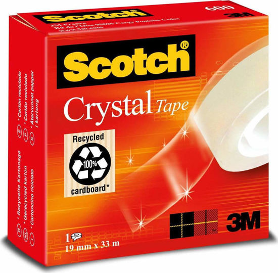 Εικόνα από 3M Σελοτέιπ Scotch Crystal 600 19mm x 33m