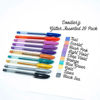 Picture of Zebra Doodler'z Glitter and Neon Gel Pen 1.0mm Set of 10 colors