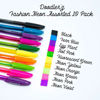 Picture of Zebra Doodler'z Glitter and Neon Gel Pen 1.0mm Set of 10 colors